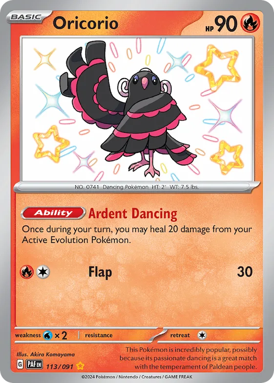 Oricorio #113 – Paldean Fates