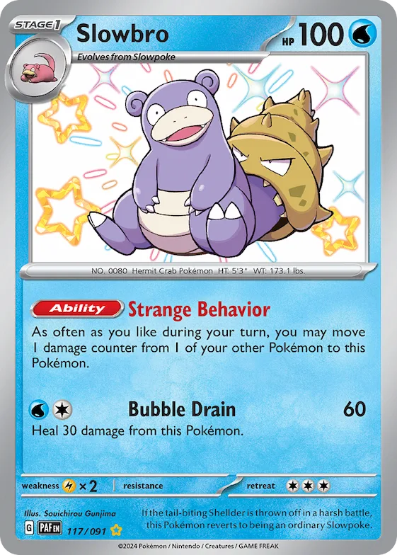 Slowbro #117 – Paldean Fates