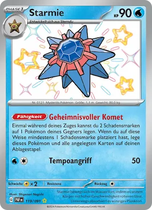 Starmie Nr. 119 – Paldean Fates