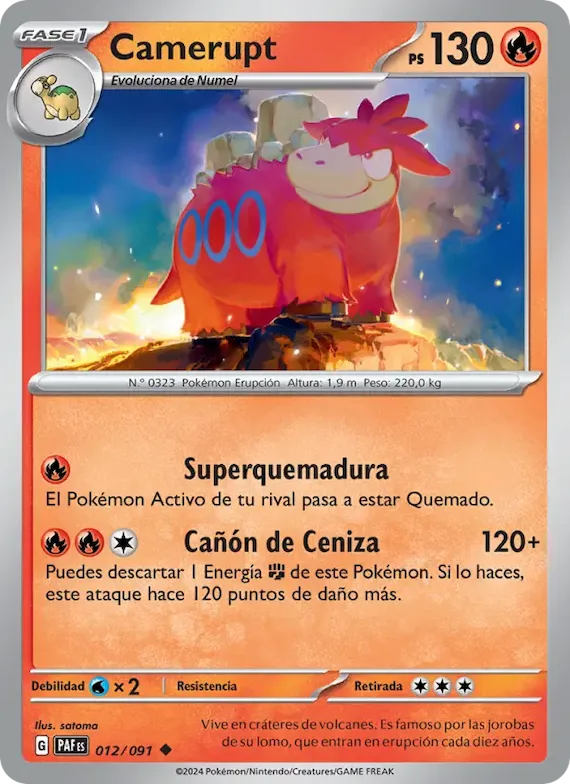 Camerupt 12 – Destinos de Paldea