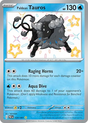Paldean Tauros #120 – Paldean Fates