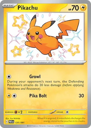 Pikachu #131 – Paldean Fates