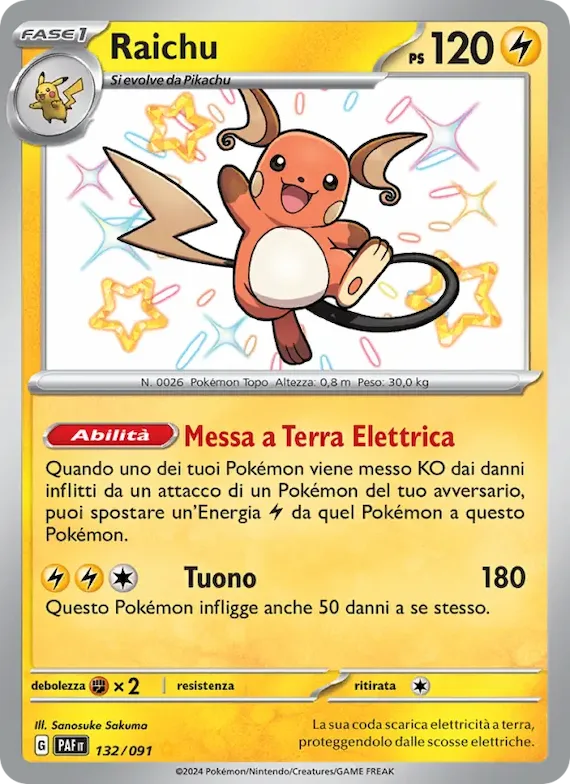 Raichu 132 – Destino di Paldea