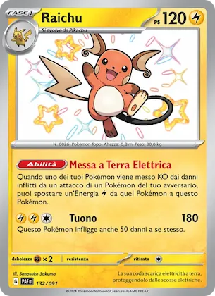 Raichu 132 – Destino di Paldea
