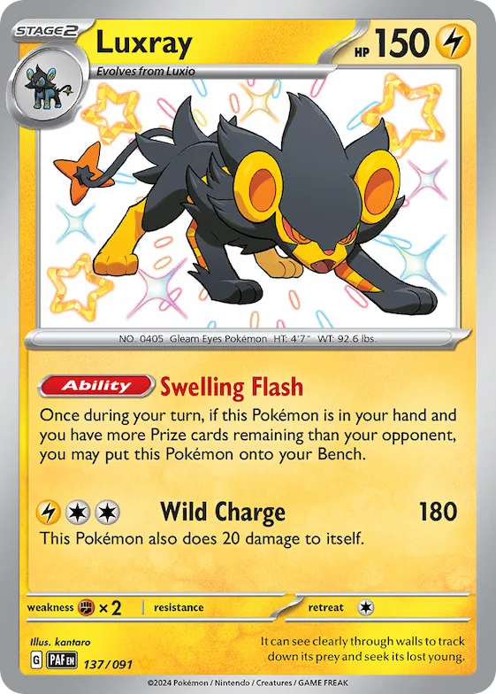 Luxray #137 – Paldean Fates