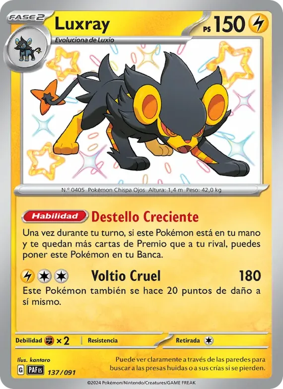 Luxray 137 – Destinos de Paldea