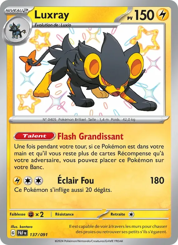Luxray 137 – Destinées de Paldea
