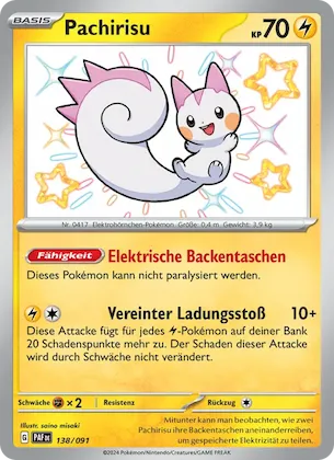 Pachirisu Nr. 138 – Paldean Fates