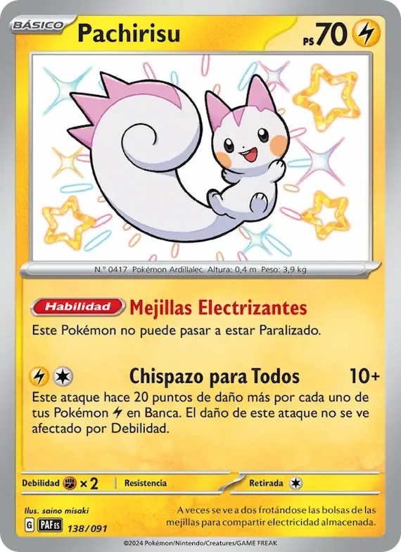 Pachirisu 138 – Destinos de Paldea