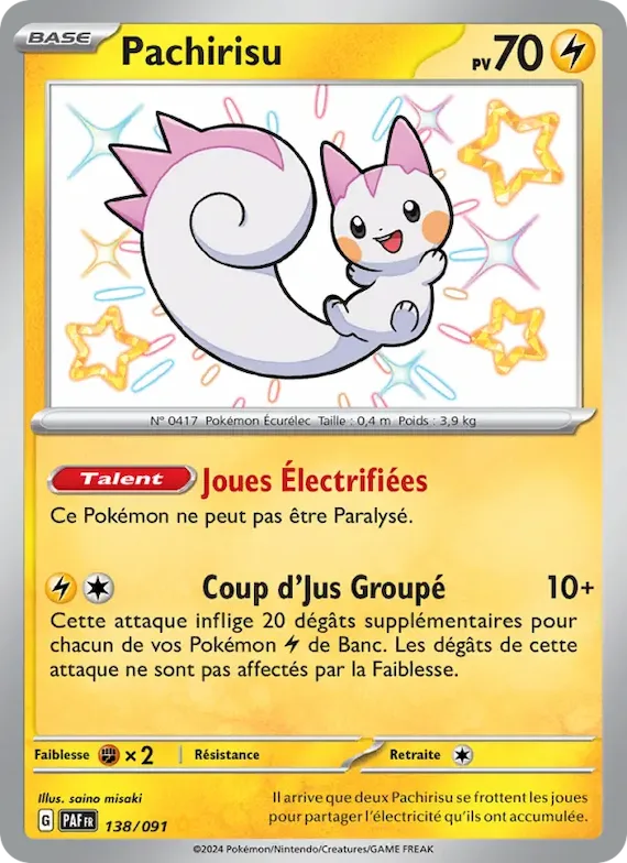 Pachirisu 138 – Destinées de Paldea