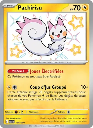 Pachirisu n° 138 – Destinées de Paldea