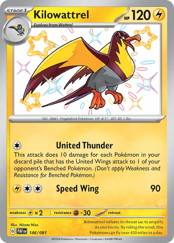 Kilowattrel #146 – Paldean Fates