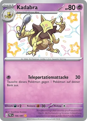 Kadabra Nr. 149 – Paldean Fates