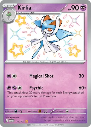 Kirlia #154 – Paldean Fates