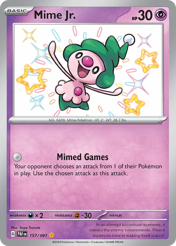 Mime Jr. #157 – Paldean Fates