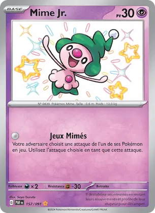 Mime Jr. n° 157 – Destinées de Paldea