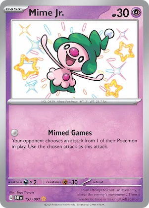 Mime Jr. #157 – Paldean Fates