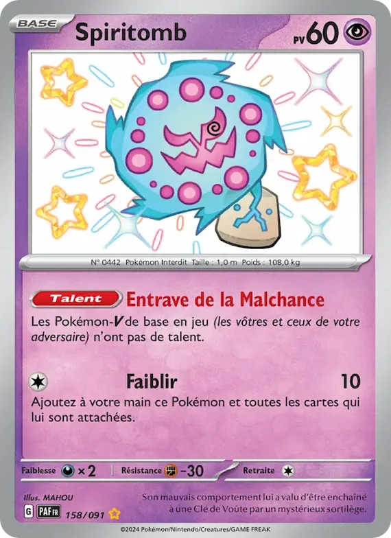 Spiritomb 158 – Destinées de Paldea