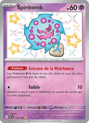 Spiritomb n° 158 – Destinées de Paldea