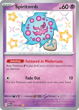 Spiritomb #158 – Paldean Fates