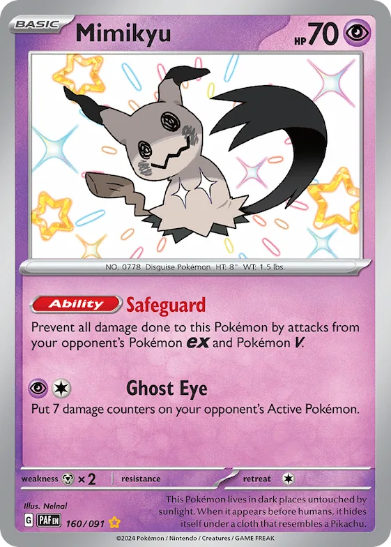 Mimikyu #160 – Paldean Fates