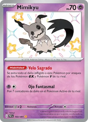 Mimikyu 160 – Destinos de Paldea