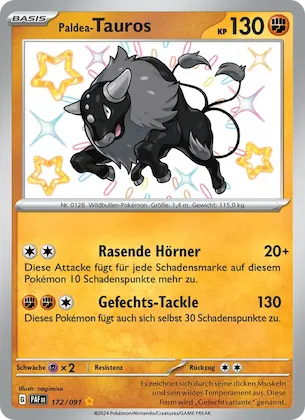 Paldea-Tauros Nr. 172 – Paldean Fates