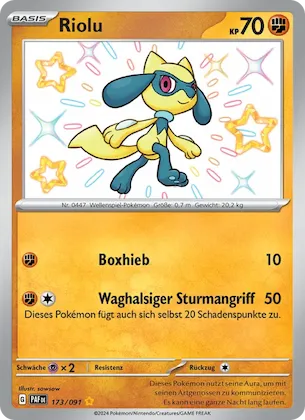 Riolu Nr. 173 – Paldean Fates