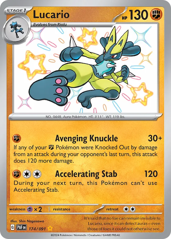Lucario #174 – Paldean Fates