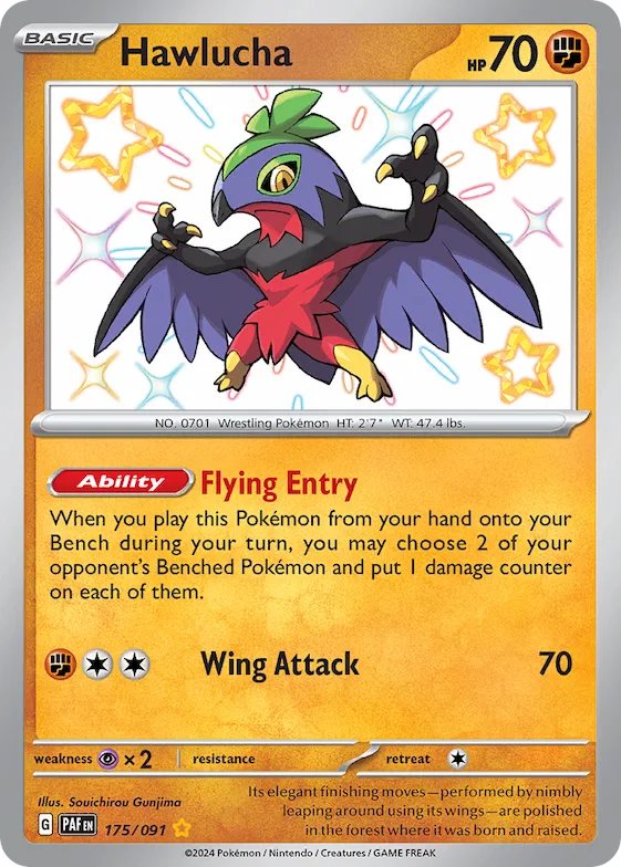 Hawlucha #175 – Paldean Fates