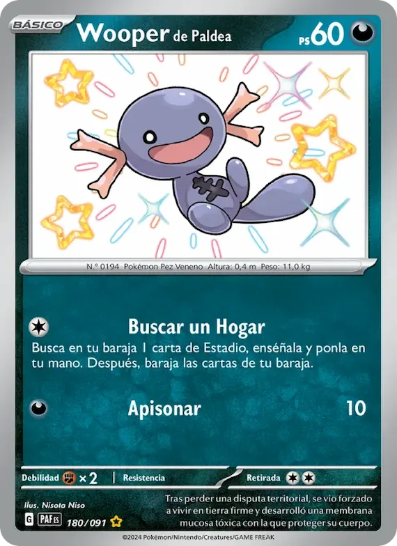 Wooper de Paldea 180 – Destinos de Paldea