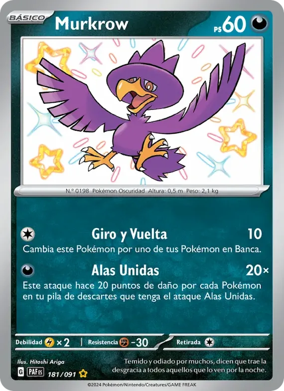 Murkrow 181 – Destinos de Paldea