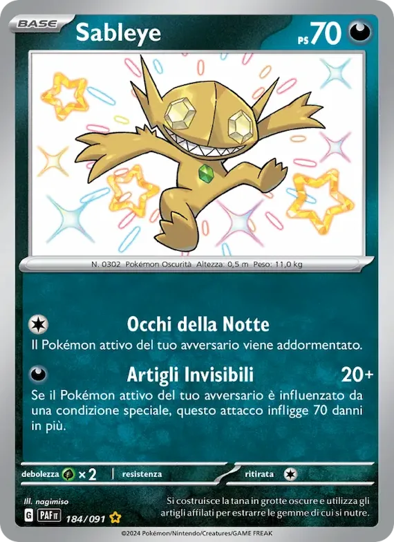 Sableye 184 – Destino di Paldea