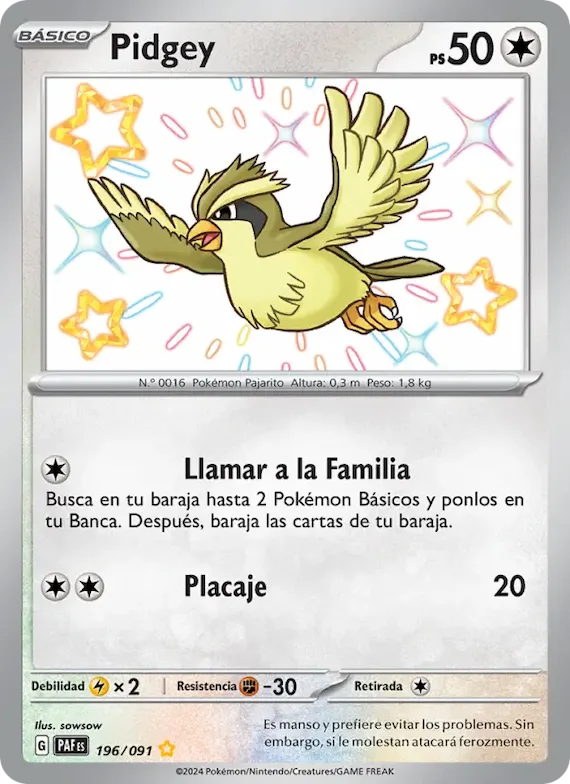 Pidgey 196 – Destinos de Paldea