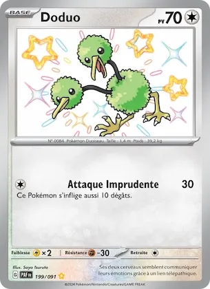 Doduo n° 199 – Destinées de Paldea