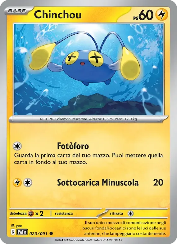 Chinchou 20 – Destino di Paldea