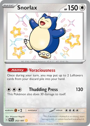 Snorlax #202 – Paldean Fates