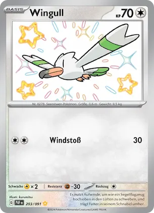 Wingull Nr. 203 – Paldean Fates