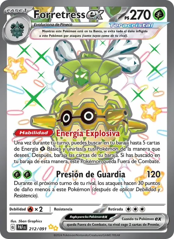 Forretress ex 212 – Destinos de Paldea
