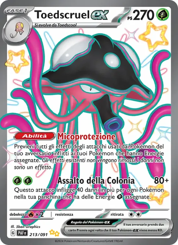 Toedscruel-ex 213 – Destino di Paldea
