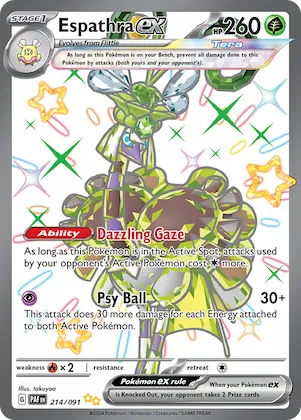 Espathra ex #214 – Paldean Fates