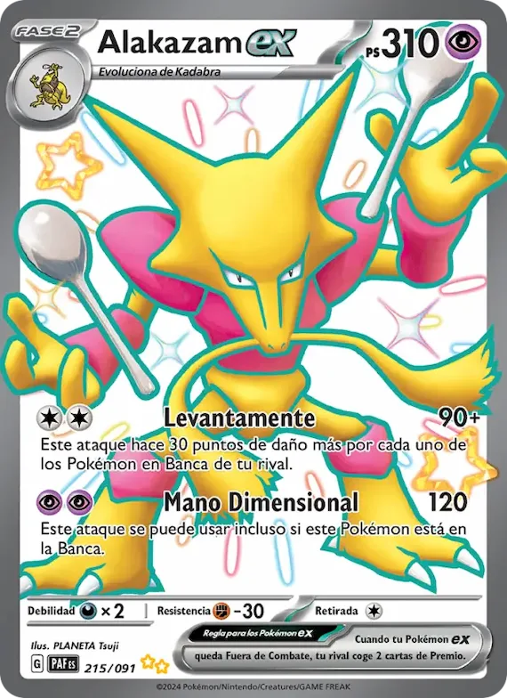 Alakazam ex 215 – Destinos de Paldea