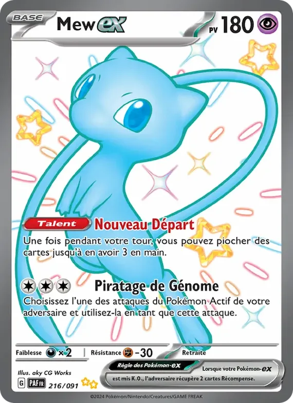 Mew-ex 216 – Destinées de Paldea