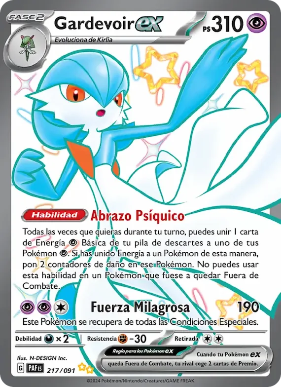 Gardevoir ex 217 – Destinos de Paldea