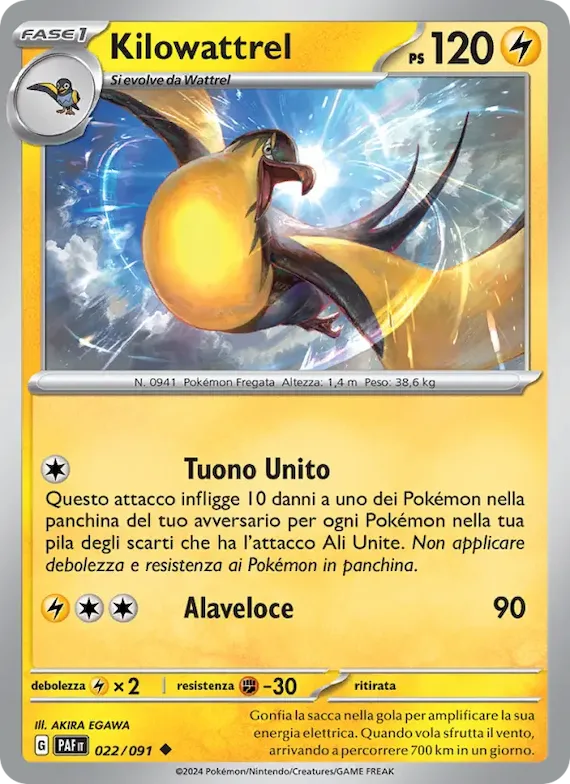 Kilowattrel 22 – Destino di Paldea