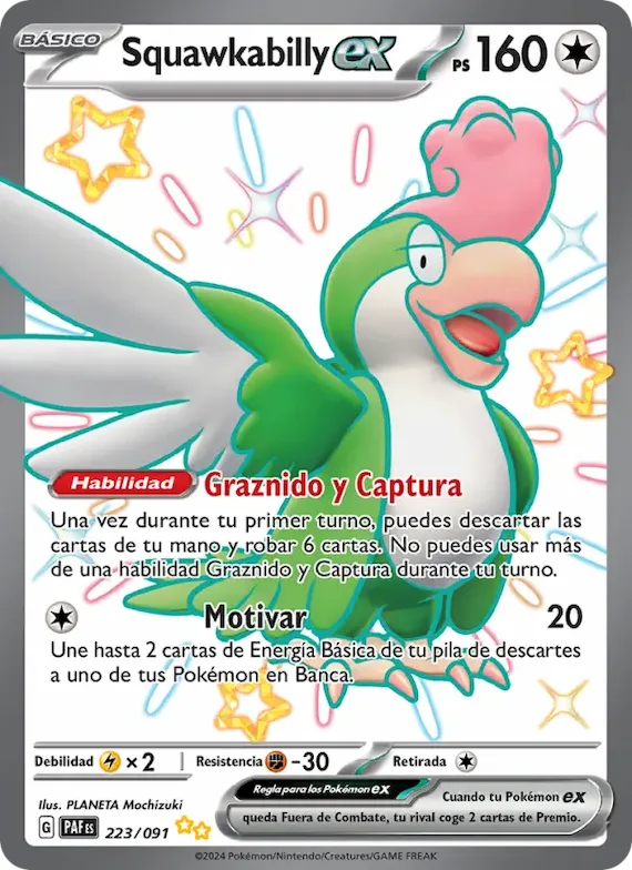 Squawkabilly ex 223 – Destinos de Paldea