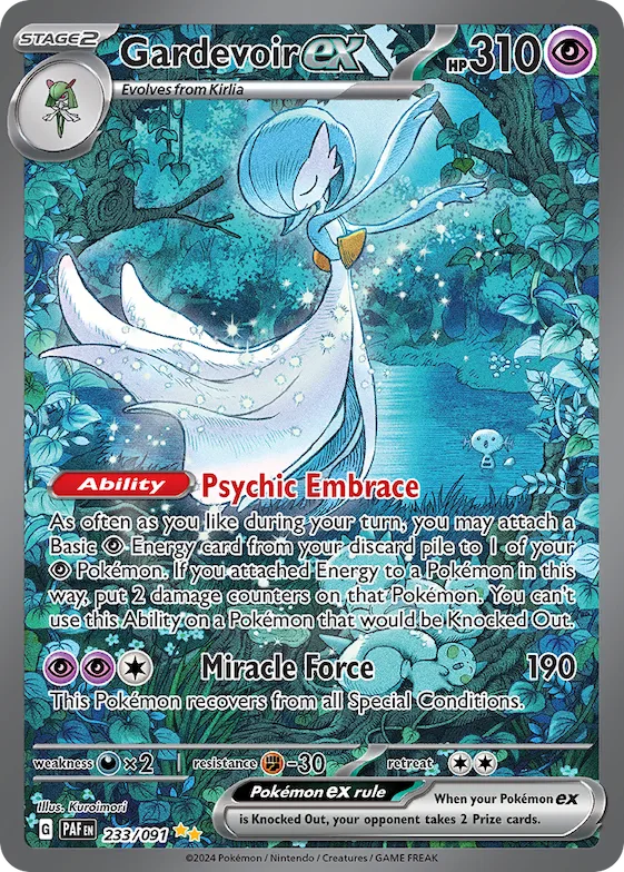 Gardevoir ex #233 – Paldean Fates