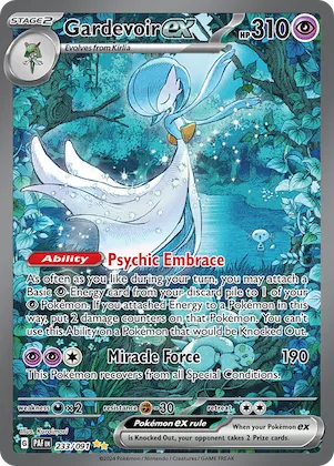 Gardevoir ex #233 – Paldean Fates