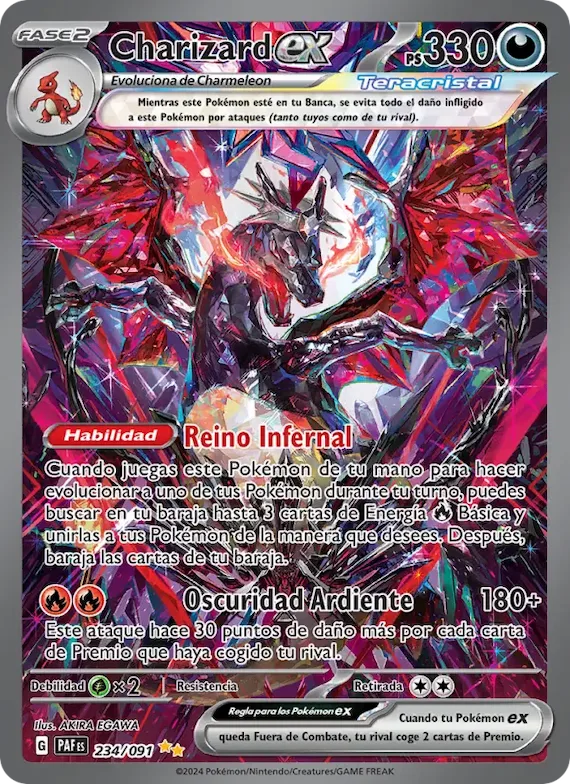 Charizard ex 234 – Destinos de Paldea