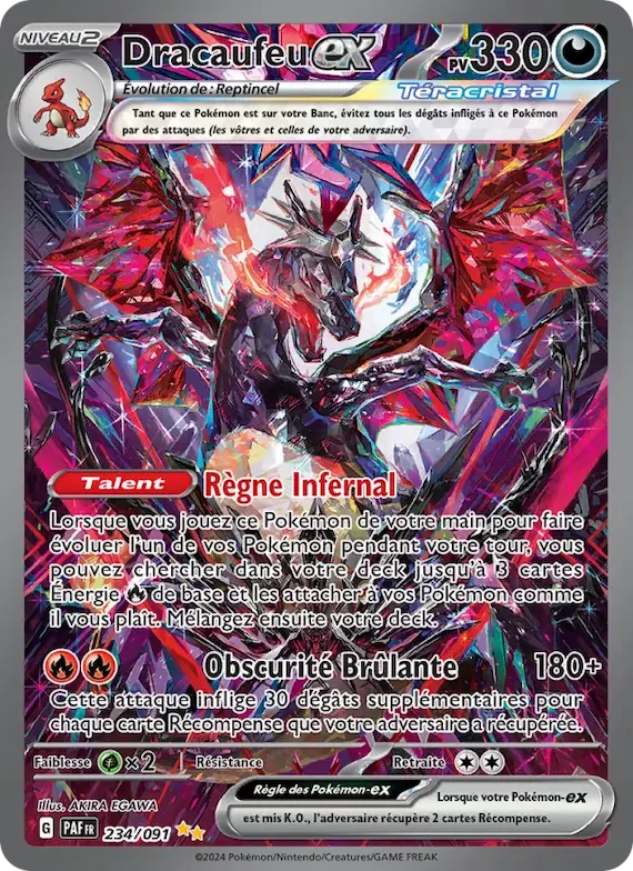 Dracaufeu-ex 234 – Destinées de Paldea